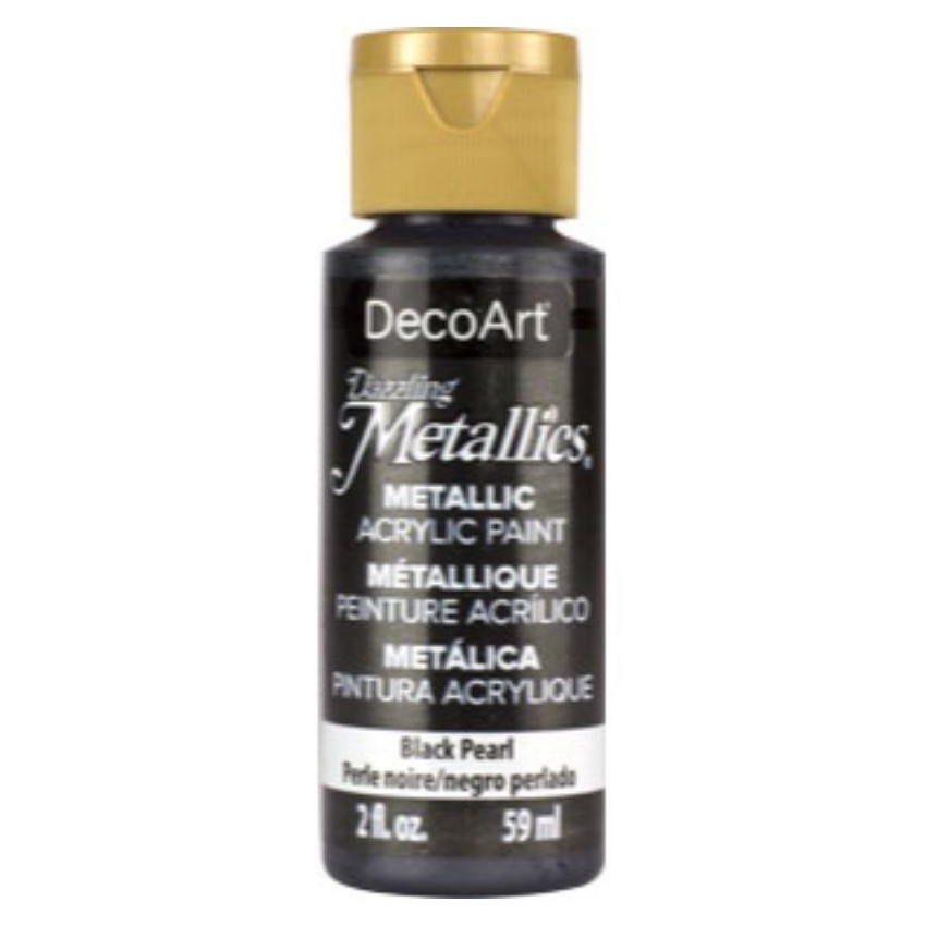 ACRILICO AMERICANA METAL. 60cc PERLA NEGRO Nº127