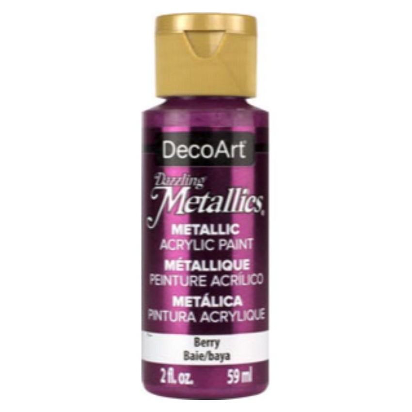 ACRILICO AMERIC.METALIZ.60cc BERRY Nº320