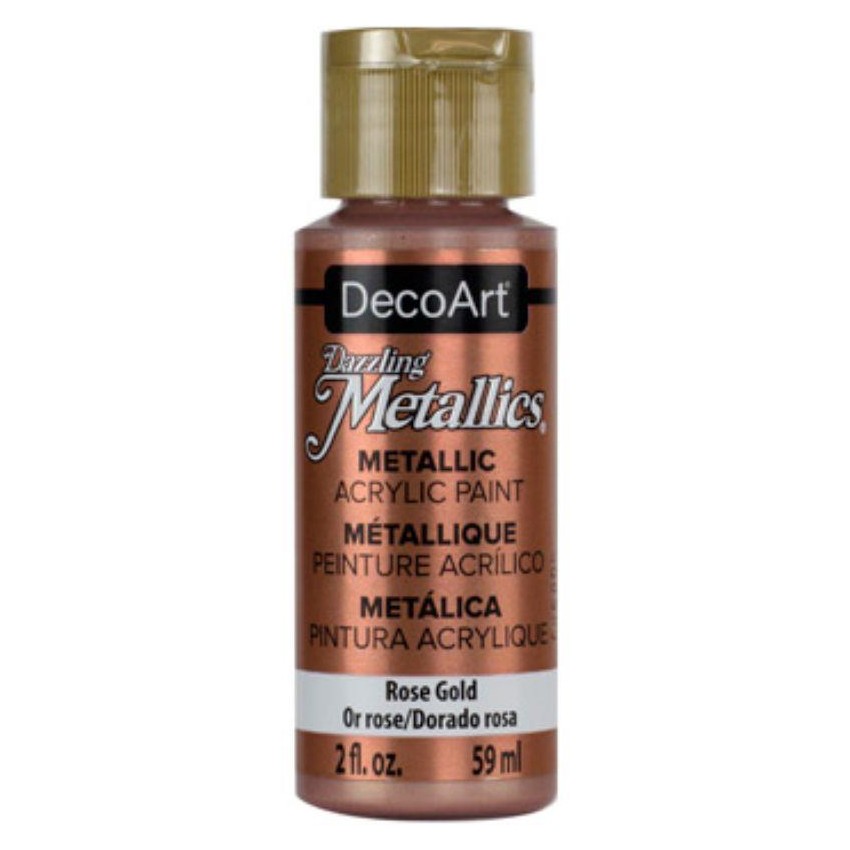 ACRILICO AMERIC.METALIZ 60cc ROSA ORO        Nº336
