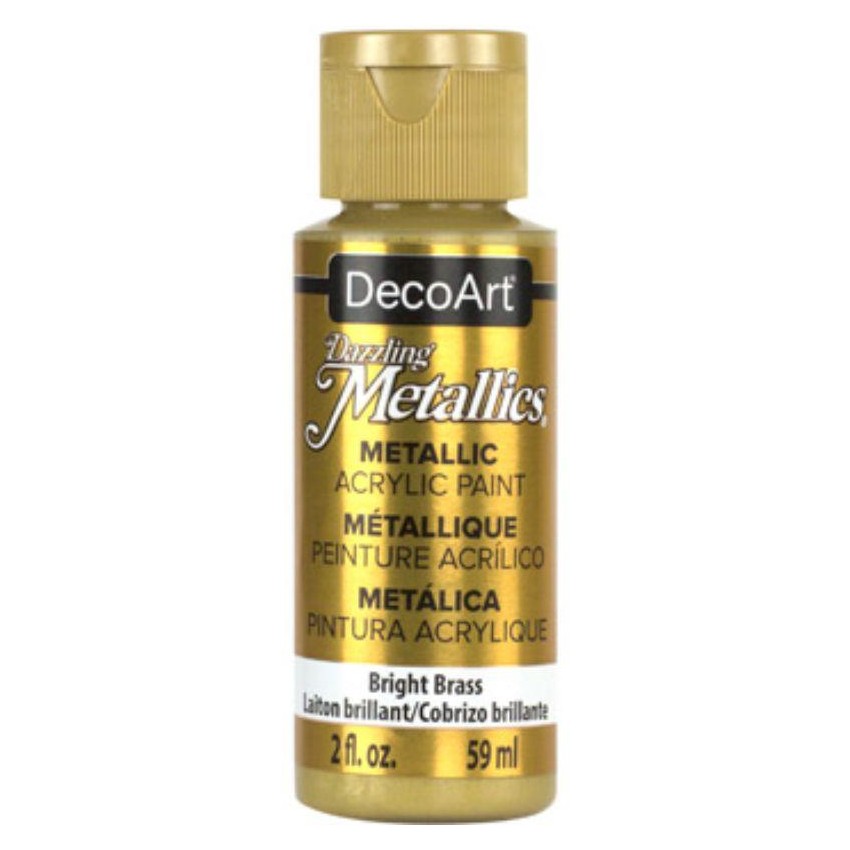 ACRILICO AMERIC.METALIZ 60cc LATON BRILLANTE Nº338