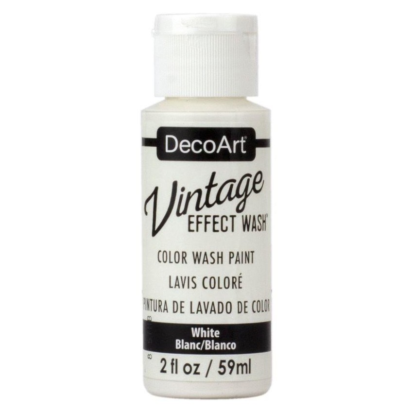DECO-VINTAGE EFFECT WASH 59cc BLANCO        DCW-02