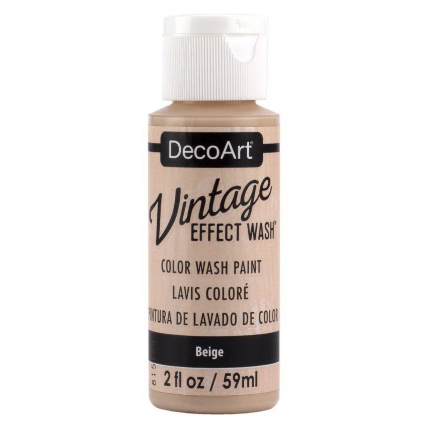 DECO-VINTAGE EFFECT WASH 59cc BEIGE         DCW-03