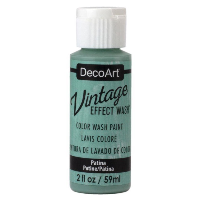 DECO-VINTAGE EFFECT WASH 59cc PATINA VERDE  DCW-10