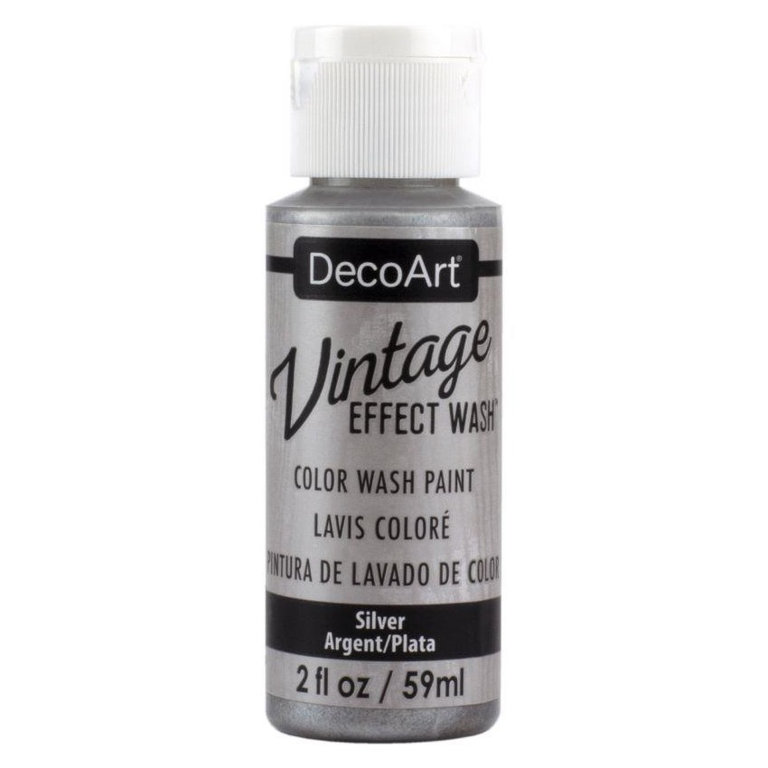 DECO-VINTAGE EFFECT WASH 59cc PLATA         DCW-20