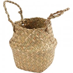 CESTO DE SEAGRASS, A. 7/15 CM, DIA: 16 CM, , 1UD