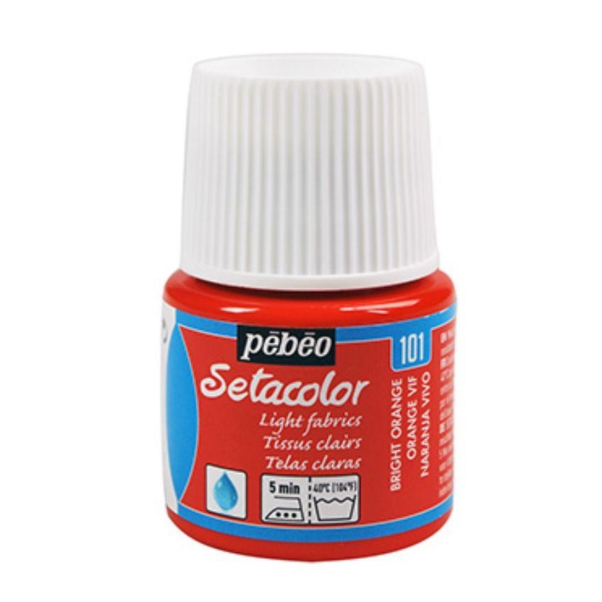 SETACOLOR TRANSP.PEBEO 45 cc N-101 NARANJA VIVO