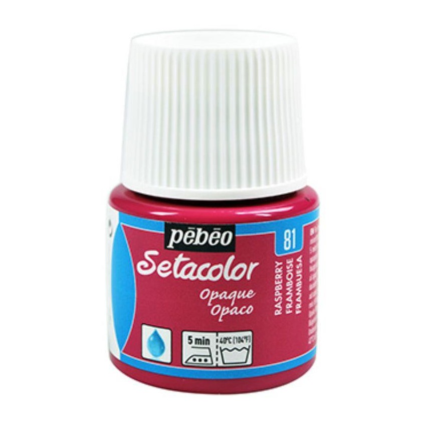 SETACOLOR OPACO PEBEO 45 cc N-81 FRAMBUESA