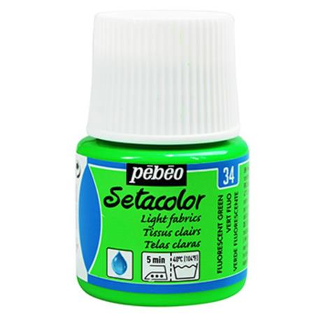 SETACOLOR FLUOR PEBEO 45 ml N-34 VERDE
