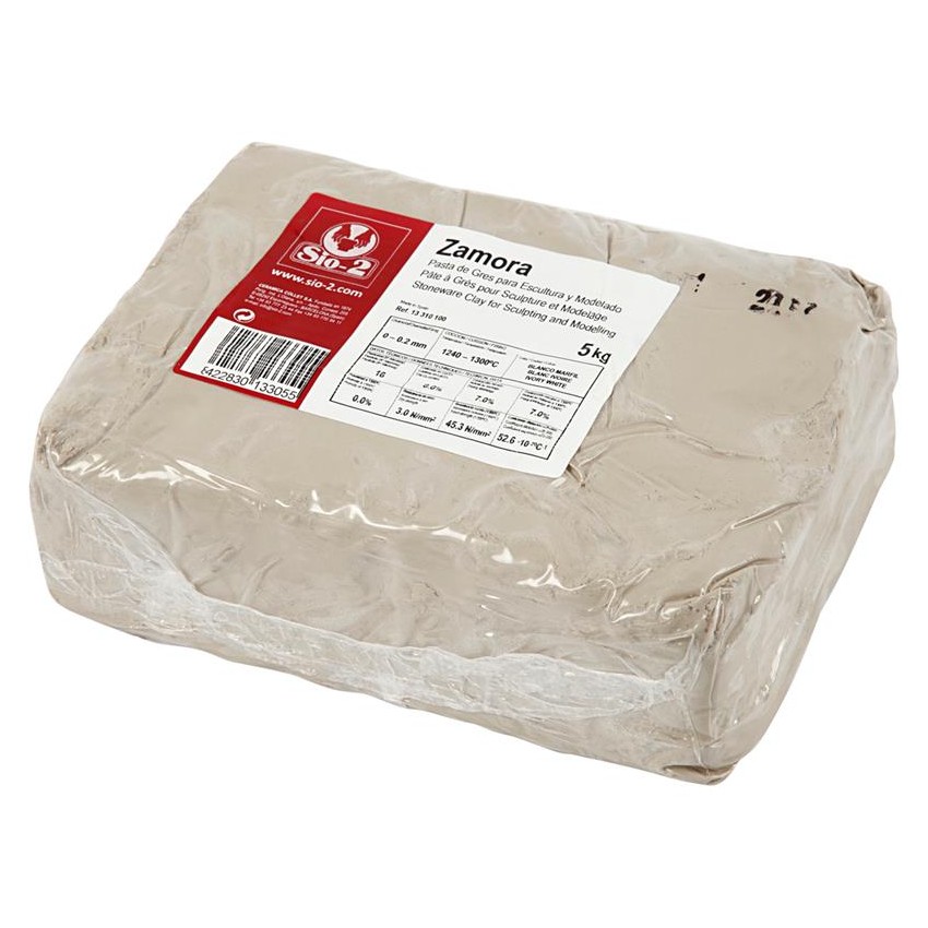 ARCILLA DE GRES, BLANQUECINO, 5KG