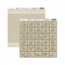 PAPEL SCRAP 2 CARAS SCP-085 ABC ROMANTICO
