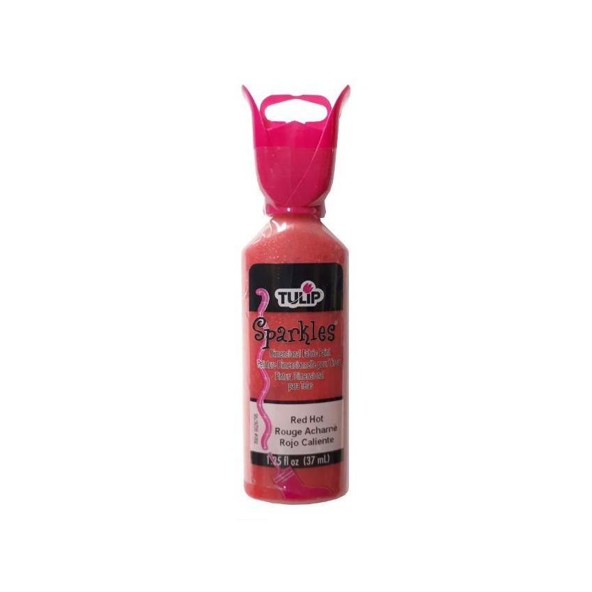 TULIP GLITTER 37 ml.ROJO CALIDO 65424-20940