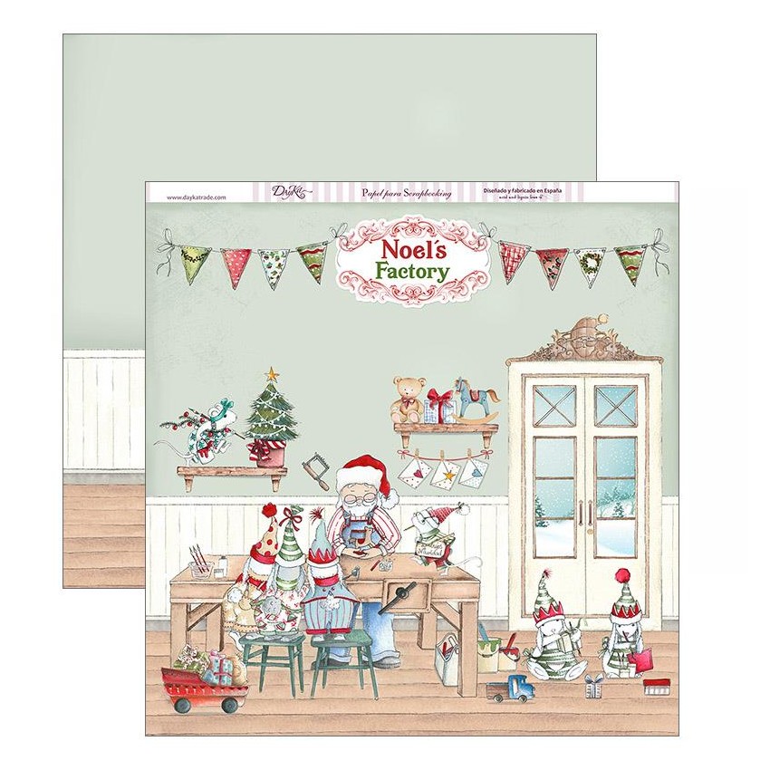 PAPEL SCRAP 2 CARAS SCP-284 NOEL FACTORY
