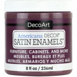 AM.DECOR SATIN ENAMELS 236cc BERENJENA     ADSA-15