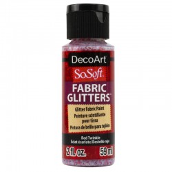 SO-SOFT AMERICANA 59cc PARA TELA DSSFG 07 GLITTER ROJO TWIK.
