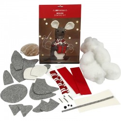 RATÓN DE NAVIDAD, A. 30 CM, , 1PAQUETE
