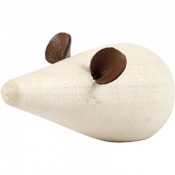RATÓN, L. 6,5 CM, DIA: 3,5 CM, VERDE POLAR, 2UD