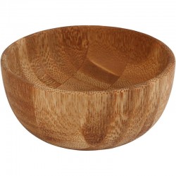 BOL, DIA: 8 CM, A. 3,5 CM, BAMBU, 1UD