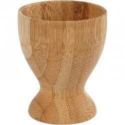 HUEVERA, DIA: 4,8 CM, A. 6 CM, BAMBU, 1UD