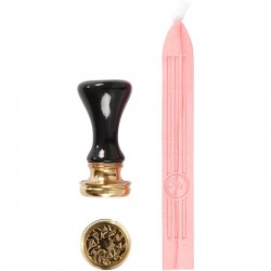 KIT PARA SELLAR CON CERA, ROJO CLARO, DIA: 17 MM, 1SET