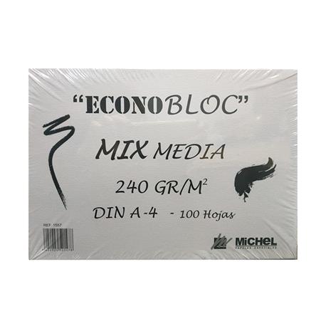 ECONOBLOK MIX-MEDIA  A-4 240g 100 HOJA