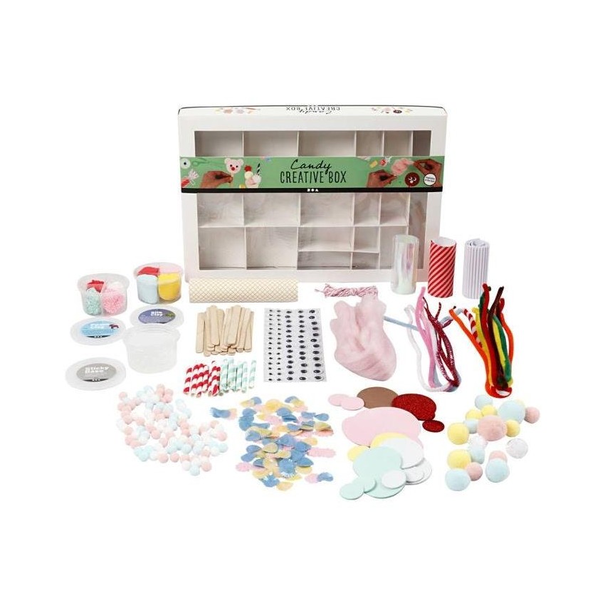 CAJA CREATIVA, DULCES CANDY 1 SET