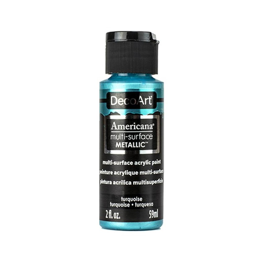 multi-surface satin amer.59cc turquesa metal.   da-803