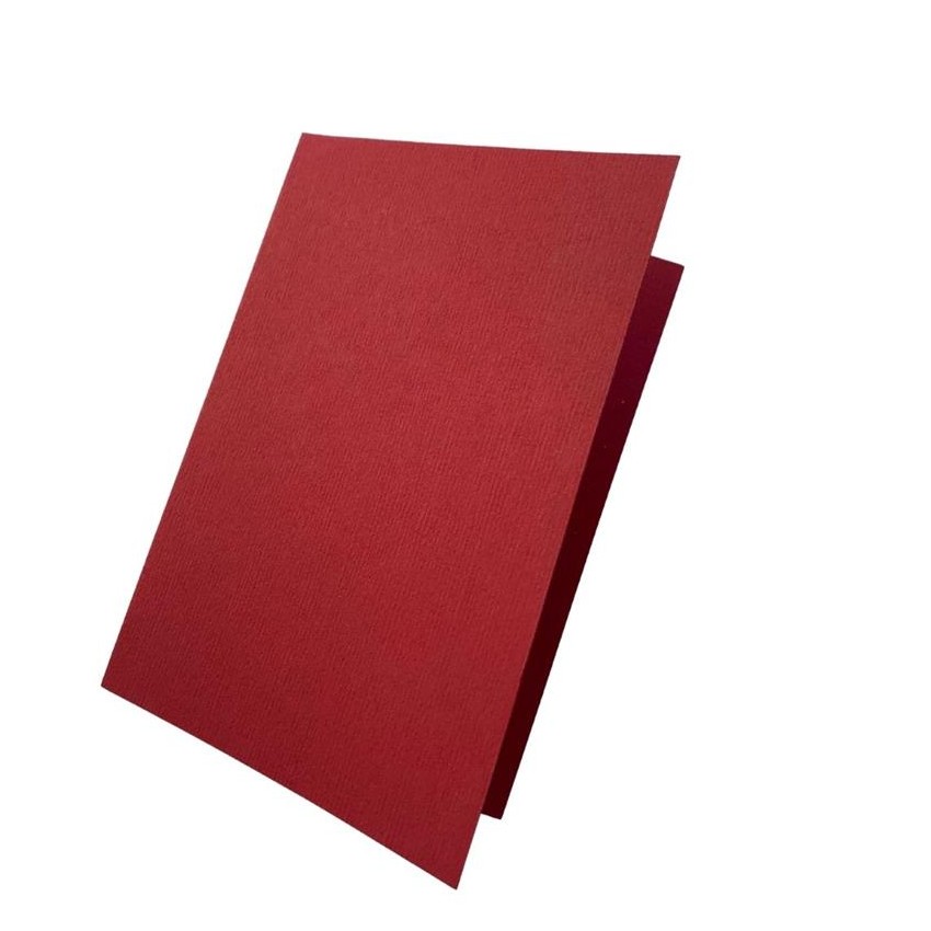 tarjeta a5 color rojo