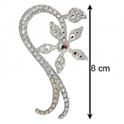 .giuxury flor plata x0073