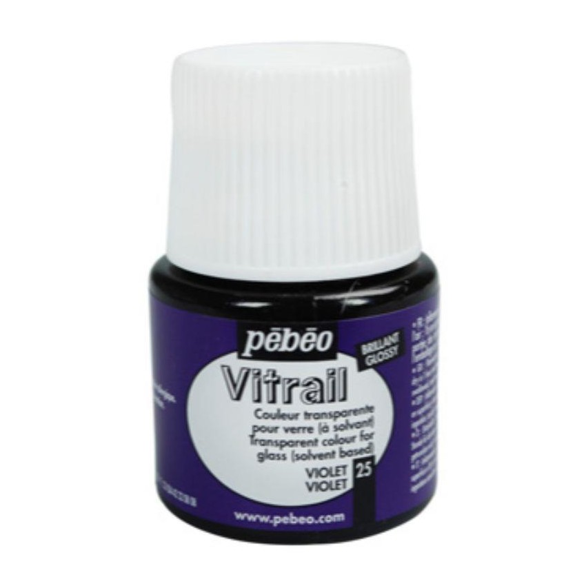 PINTURA VITRAL PEBEO 45 ml N-25 VIOLETA