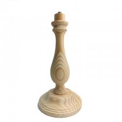 pie lampara pino base red  30cm