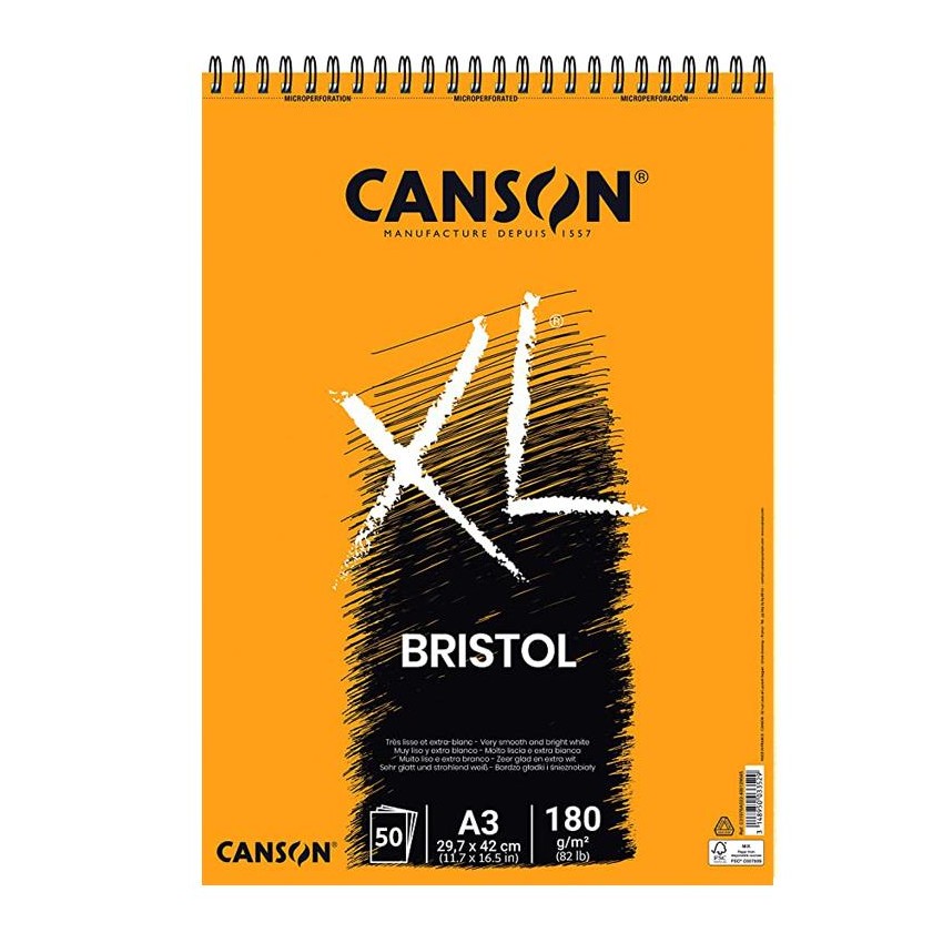 block bristol xl (rotulador) 30x42cm 180gr. 50hj.