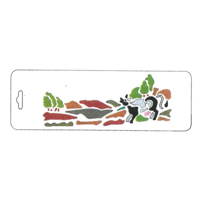 plantilla vaca                    27x9cm 122002002