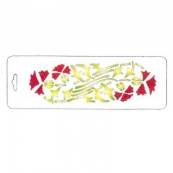 plantilla claveles                27x9cm 122002007