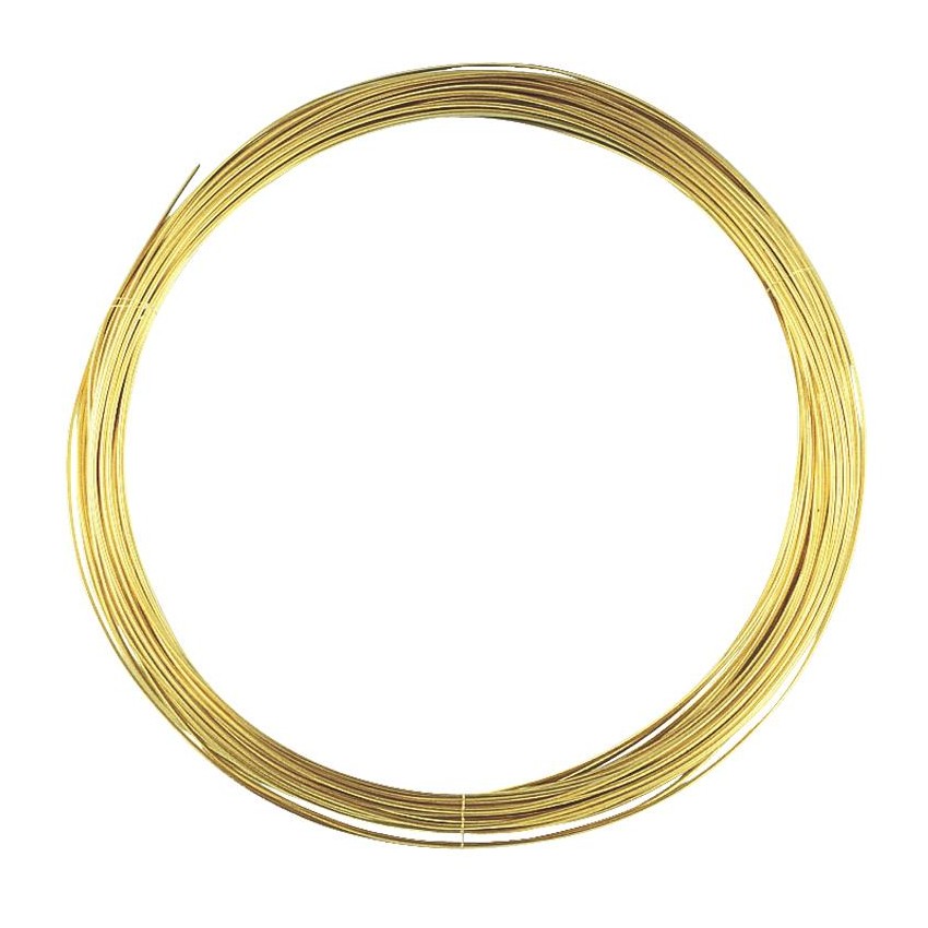 rollo alambre laton 0,8mm 5mts