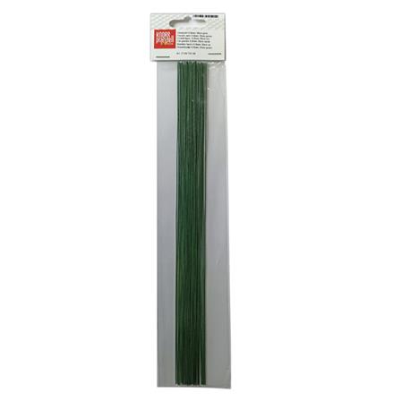 bolsa 40 tiras de alambre pintado verde 0,8mmx30cm