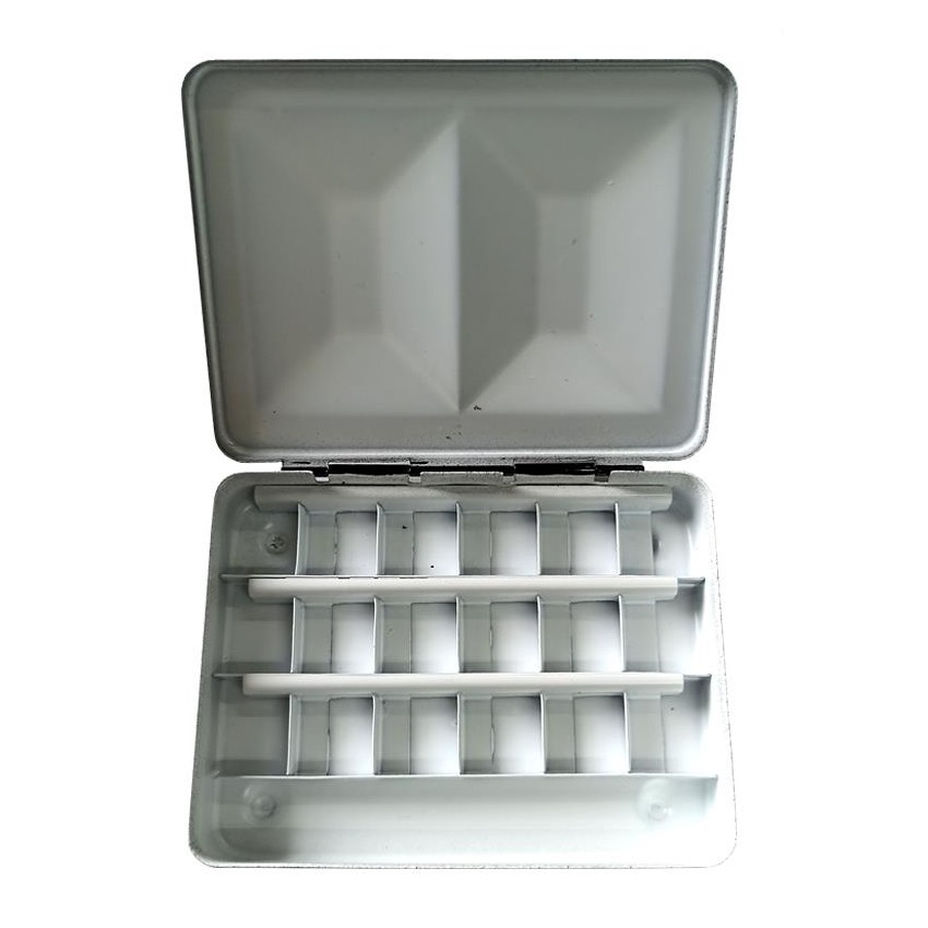 caja acuarela metal vacia 18 espacios (2082)