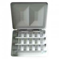 caja acuarela metal vacia 18 espacios (2082)