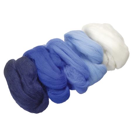 surt 5 col azules lanas enfeltrar de 50g