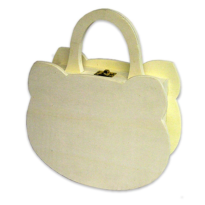caja bolso madera 28x24x8cm