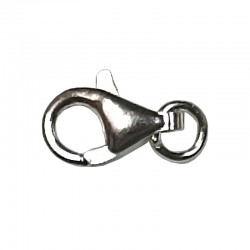 mosqueton 11mm  plata de ley