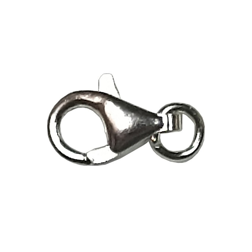 mosqueton 11mm  plata de ley