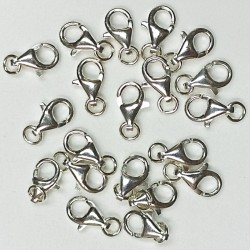mosqueton 11mm  plata de ley 2