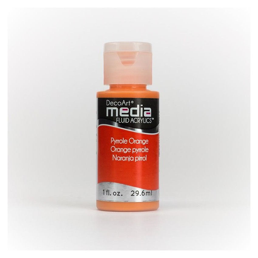ACRILICO FLUID MEDIA® Naranja Pyrrole (Serie 4)