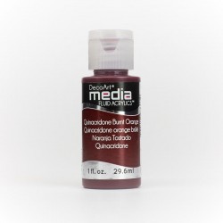 ACRILICO FLUID MEDIA® Quinacridona Naranja Quemada (Serie 5)