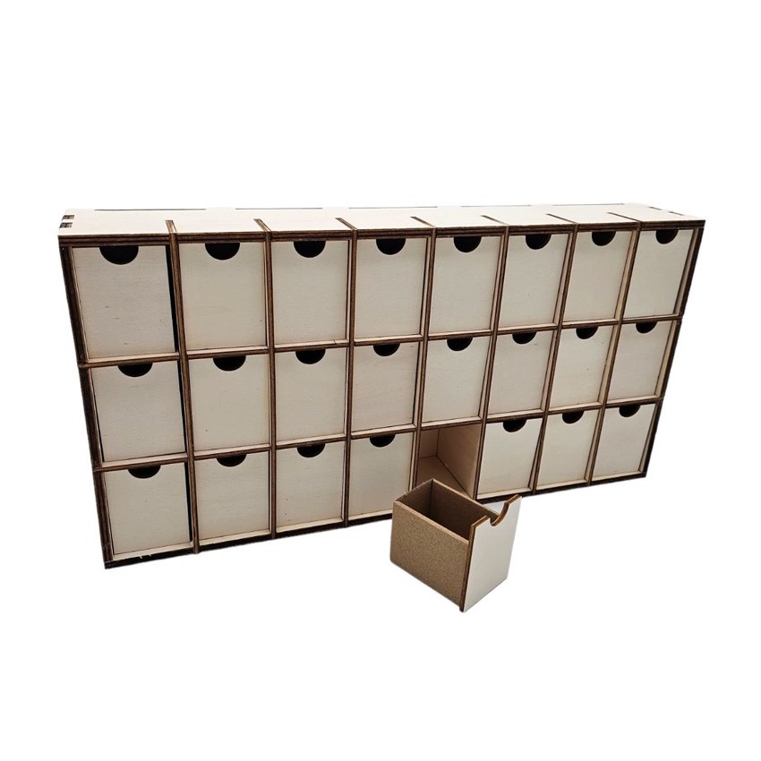 Calendario rectangular 45x8x22.5cm