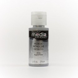 ACRILICO FLUID MEDIA® METALICO Plata (Serie 3)