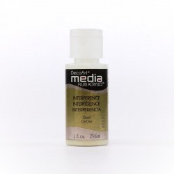 ACRILICO FLUID MEDIA® INTERFERENCIA Oro (Serie 3)