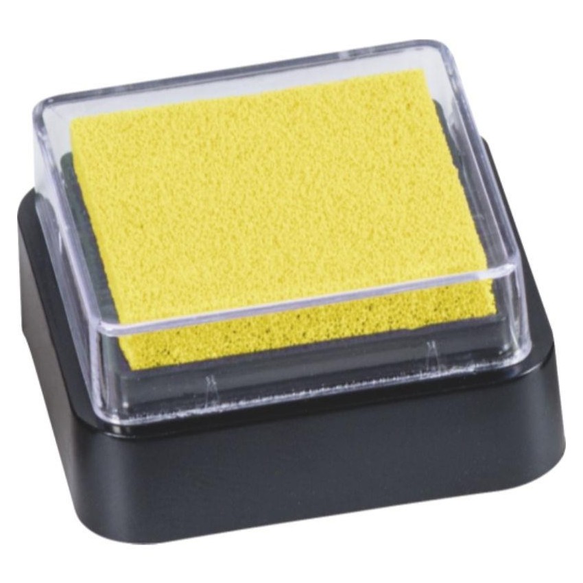 TAMPON TINTA HEYDA MINI 3x3cm AMARILLO