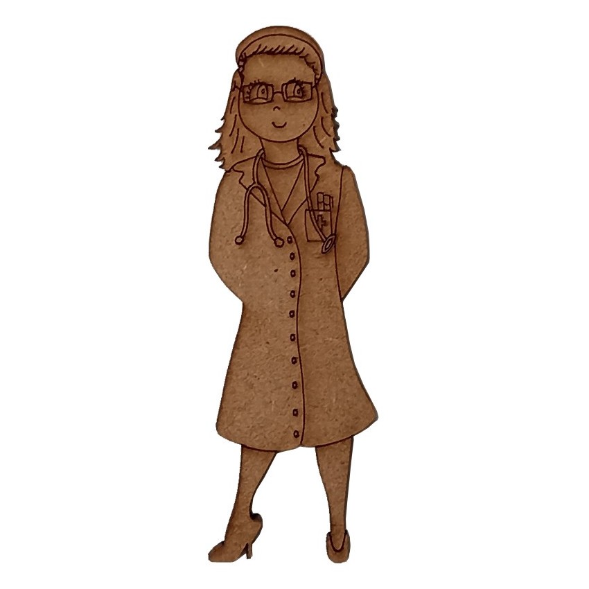 silueta mery doctora 9cm