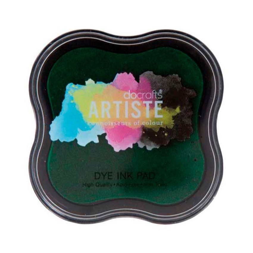 TAMPON TINTA ESTAMP.DOCRAFTS 5,5x5.5cm VERDE